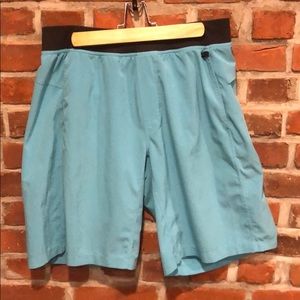 Lululemon mens shorts size large light blue